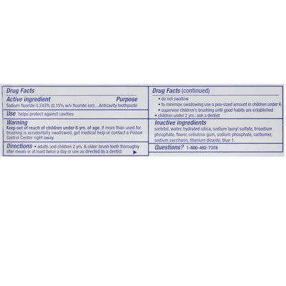 Crest Cavity Protection Toothpaste Regular - 8.2 Ounce (Pack of 4)