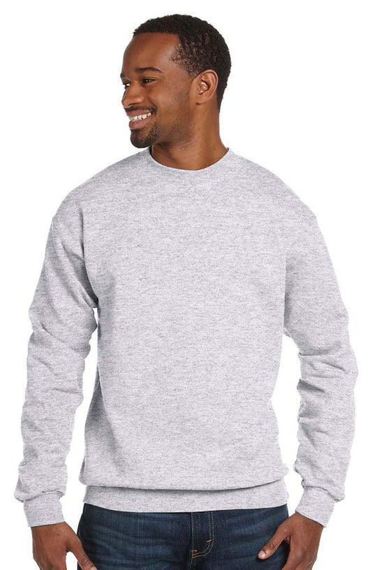 Hanes - EcoSmart Crewneck Sweatshirt. P160 4XL Ash