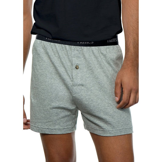 Hanes mens TAGLESS ComfortSoft Knit Boxers with ComfortSoft Waistband 5-Pack(MKCBX5)-Assorted-L