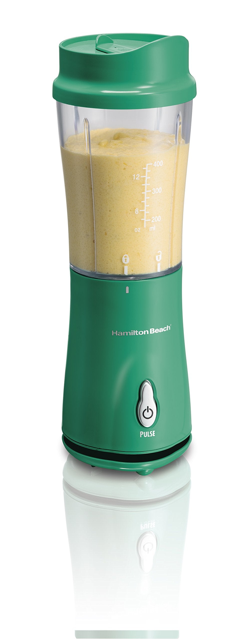 Hamilton Beach Personal Single Serve Blender with Travel Lid, Emerald Green (51133)