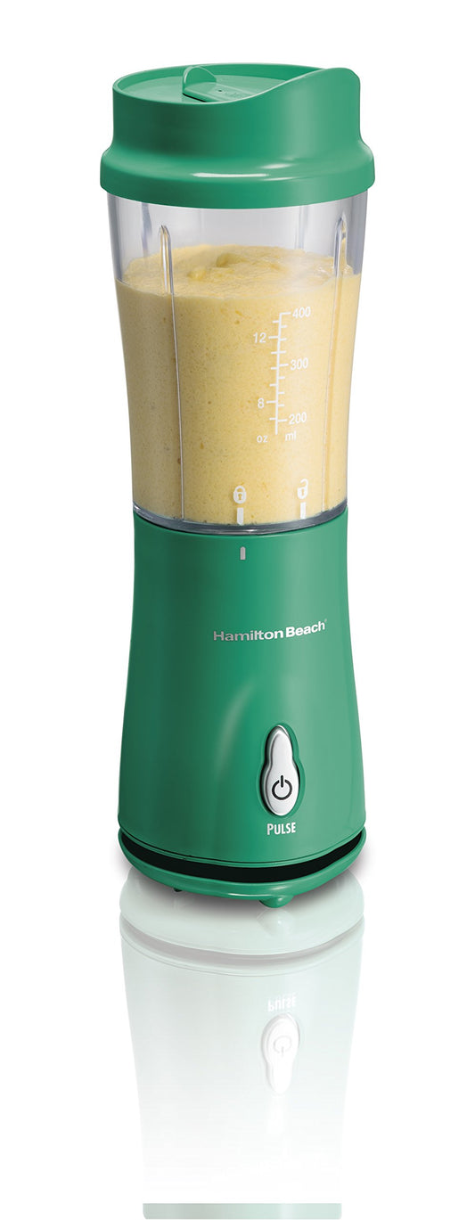 Hamilton Beach Personal Single Serve Blender with Travel Lid, Emerald Green (51133)
