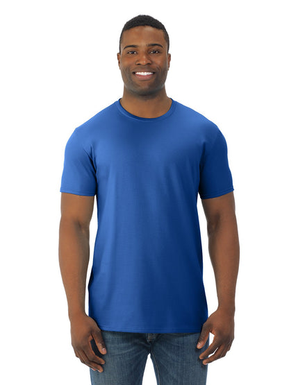 Fruit of the Loom Adult 4.7 oz. Sofspun® Jersey Crew T-Shirt S ROYAL