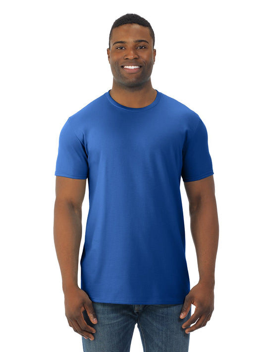 Fruit of the Loom Adult 4.7 oz. Sofspun® Jersey Crew T-Shirt S ROYAL