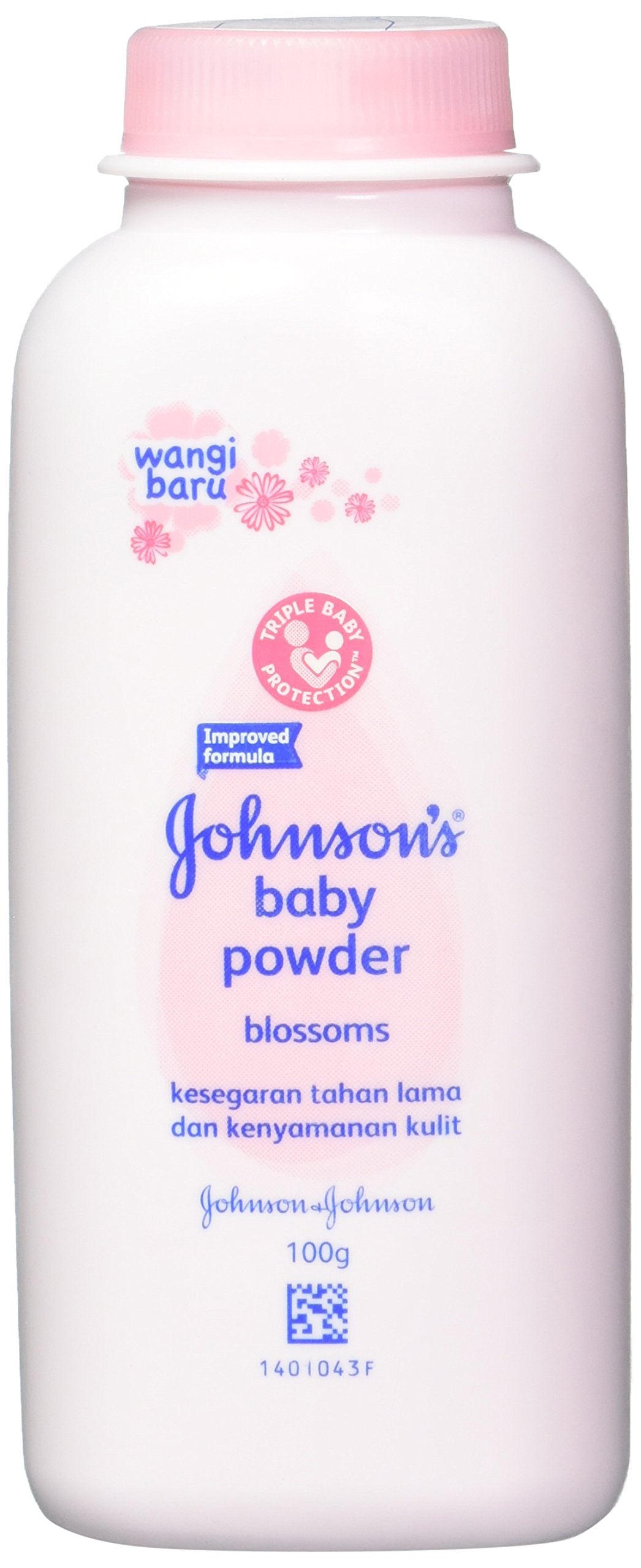 Johnsons Baby Powder Pink Blossom 100g (Pk of 12)