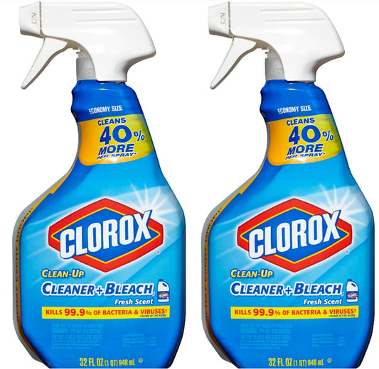 Clorox 055500015290 Clean-Up Disinfectant Bleach Cleaner, Fresh Scent(Pack of 2)