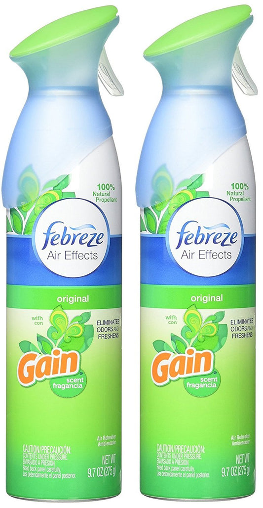 Febreze Air Freshener with Gain Original Scent, 8.8 oz QlXiuG, 2 Pack