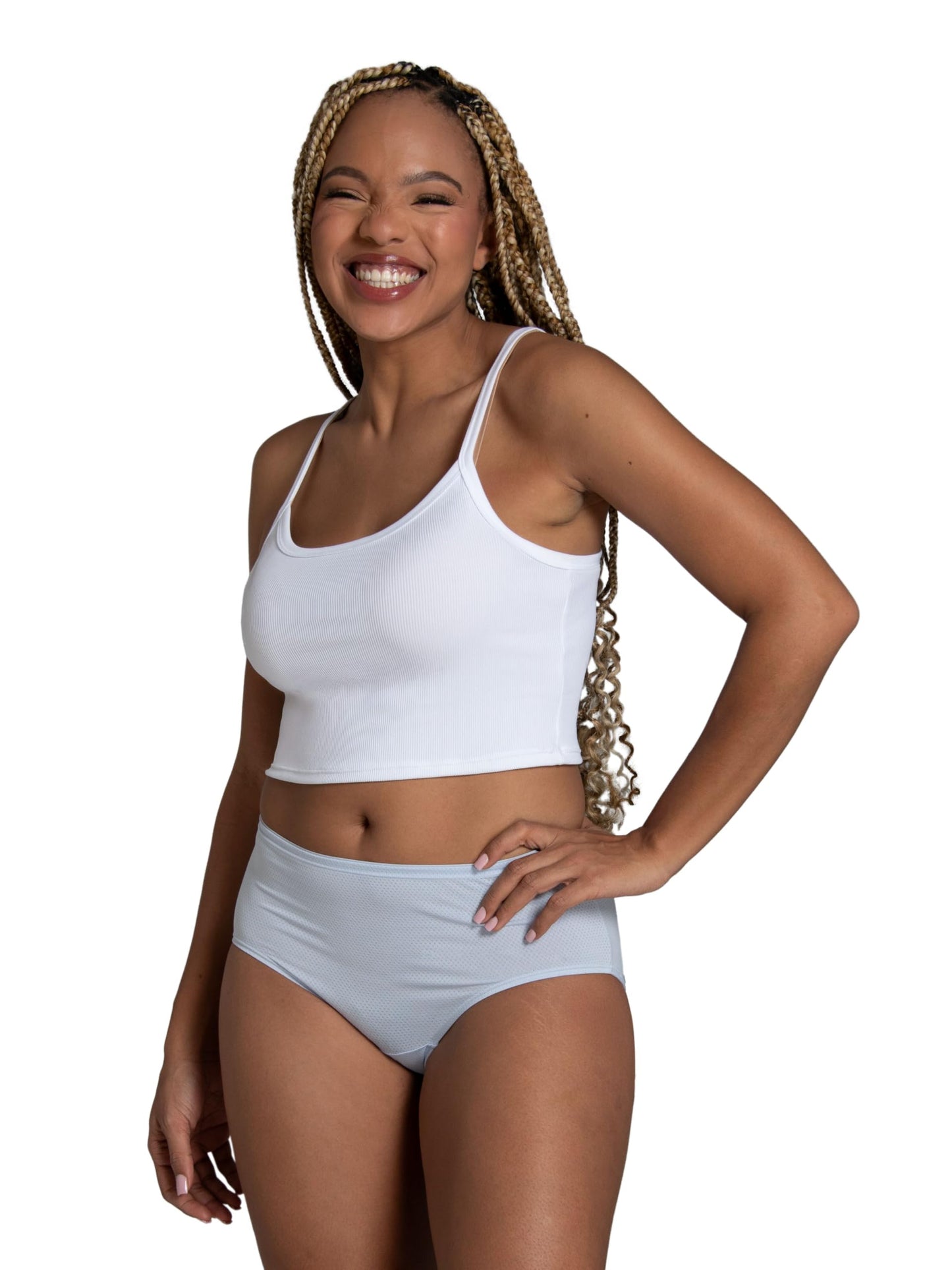 Fruit Of The Loom Womens Breathable Underwear, Moisture Wicking Keeps You Cool & Comfortable, Available In Plus Size Briefs, Micro Mesh - Low Rise Brief - 6 Pack - Colors May Vary, 10 US