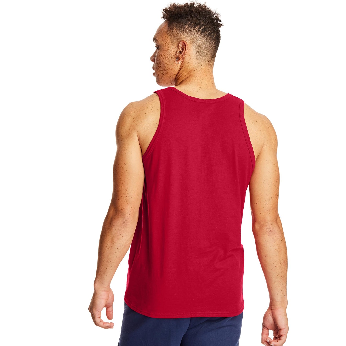 Hanes Men's X-Temp Tank Top 2 Pack, Deep Red, Large