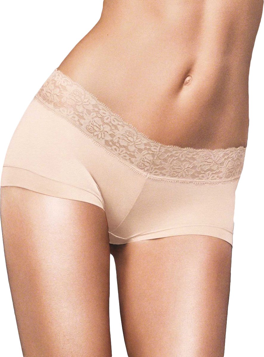 Maidenform Cotton Dream Boyshort With Lace_Latte Lift_6