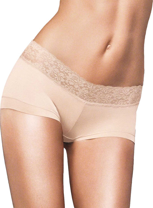 Maidenform Cotton Dream Boyshort With Lace_Latte Lift_5