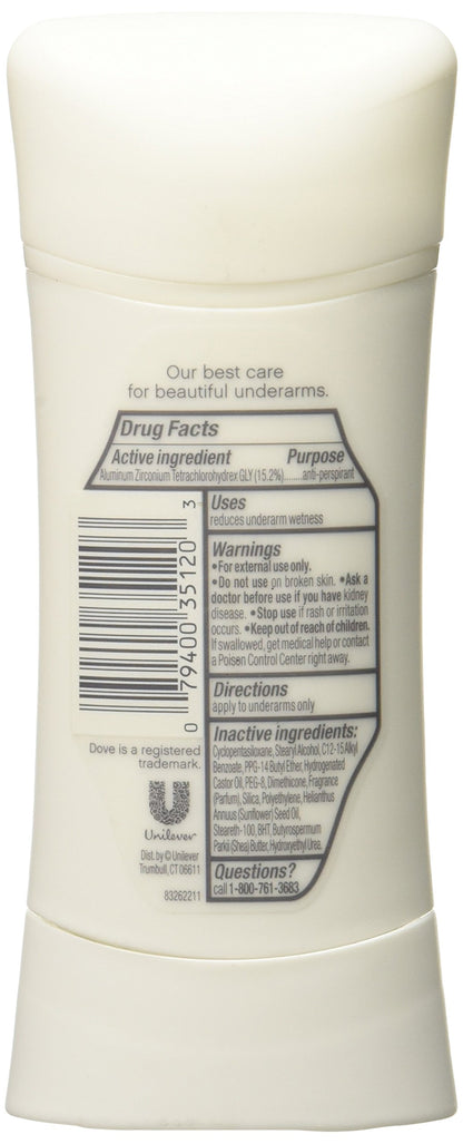 Dove Advanced Care Antiperspirant Deodorant Shea Butter, 2.6 Ounce