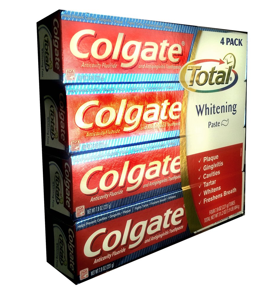 Colgate Total Whitening Toothpaste 4 Pack