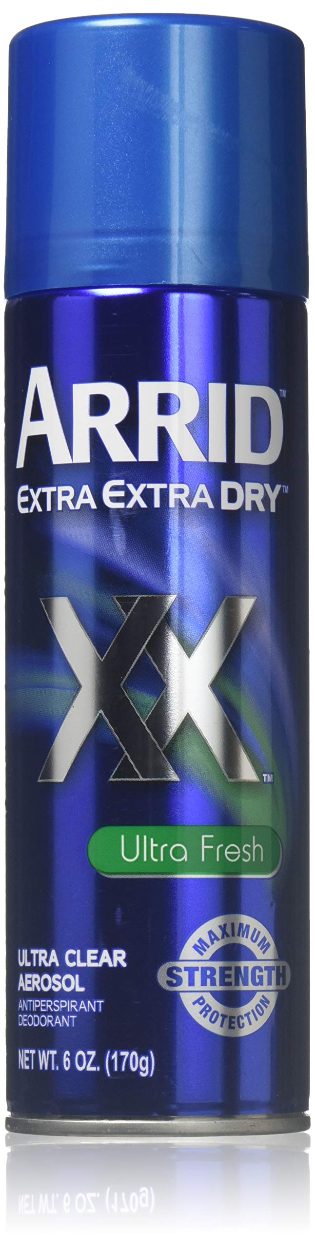 Arrid Xx U/Clr-U/Frsh Size 6z Arrid Extra Extra Dry Ultra Clear Ultra Fresh Aerosol Deodorant