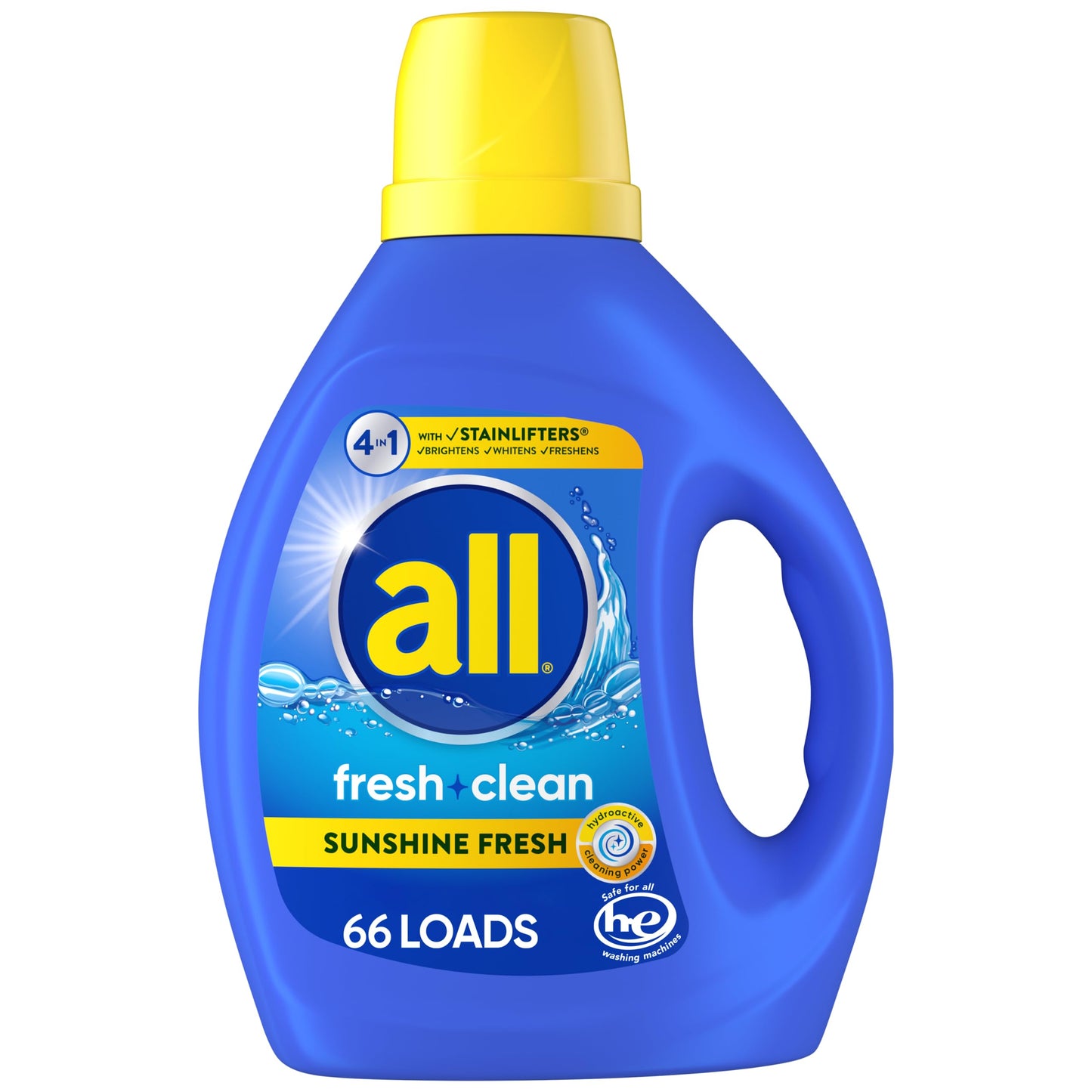 all Laundry Detergent Liquid, Odor Lifter, Tackles Tough Odors For Sporty Families, 88 Ounce, 49 Loads