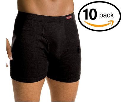 Hanes Men's 10-Pack ComfortSoft Waistband Boxer Brief (XX-Large, Assorted)