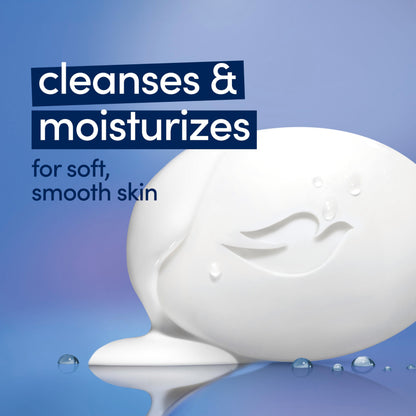 Dove Beauty Bar Gentle Skin Cleanser Original Moisturizing for Gentle Soft Skin Care Made With 1/4 Moisturizing Cream 3.17 oz