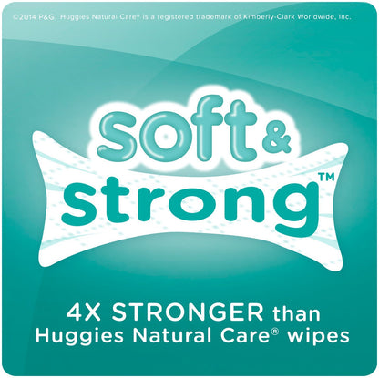 Pampers Natural Clean Unscented Water Baby Wipes 7X Pop-Top Packs, 448 Count
