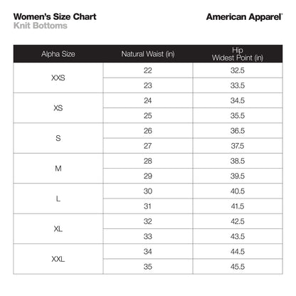American Apparel Shiny Nylon Tricot Leggings, Cobalt, X-Small
