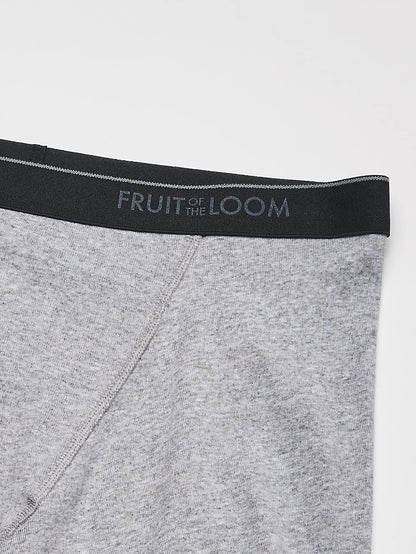 Fruit of the Loom Men's Low Rise Boxer Brief, Tonal Grey, X-Large(Pack of 4)