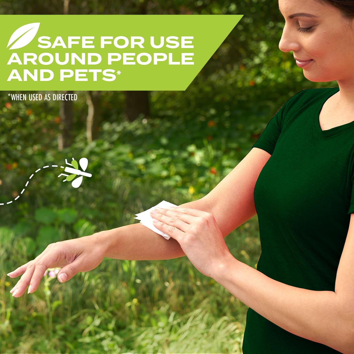 Stem Repels Mosquitoes: Mosquito Repellent Wipes With Botanical Extracts; 10 Wipes (Pack Of 1)