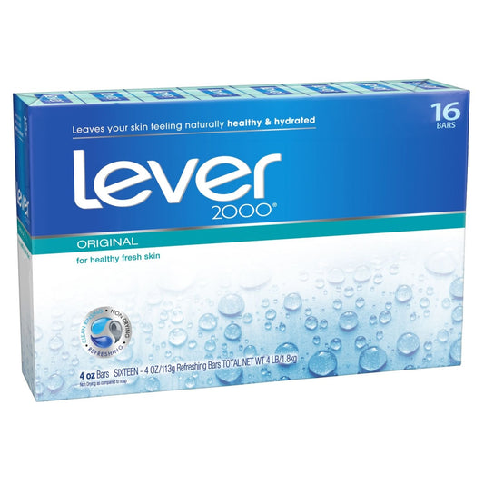 Lever 2000 Moisturizing Bar, Perfectly Fresh - Sixteen 4.5oz. Bars