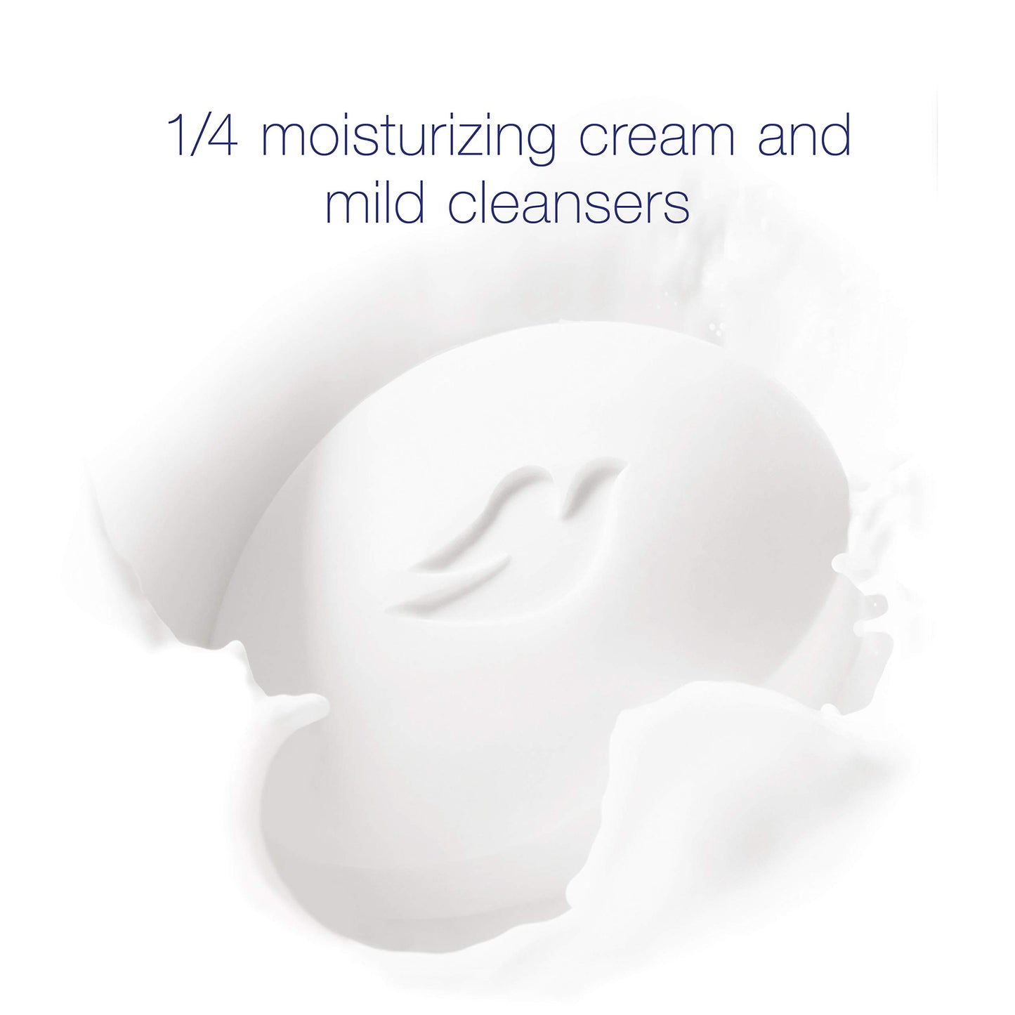 Dove Beauty Bar Gentle Cleanser for Softer and Smoother Skin with 1/4 Moisturizing Cream White More Moisturizing than Bar Soap, 3.75 oz, 14 Bars