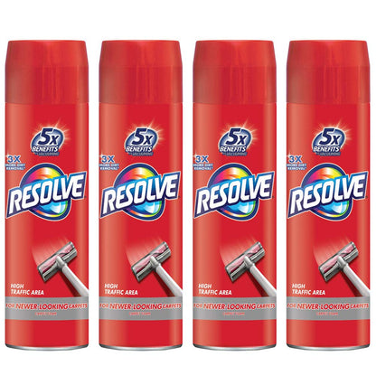Resolve High Traffic Carpet Foam Cleaner, Carpet Cleaner, Cleans Freshens Softens & Removes Stains, 22 oz Can