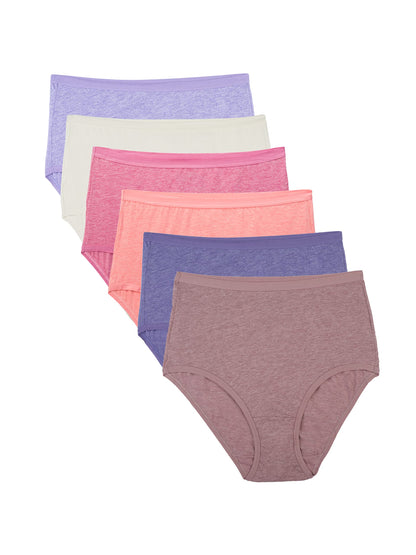 Fruit of the Loom womens Premium Underwear (Ultra Soft & Breathable) Briefs, Ultra Soft - Brief Fashion Assorted, 10 US