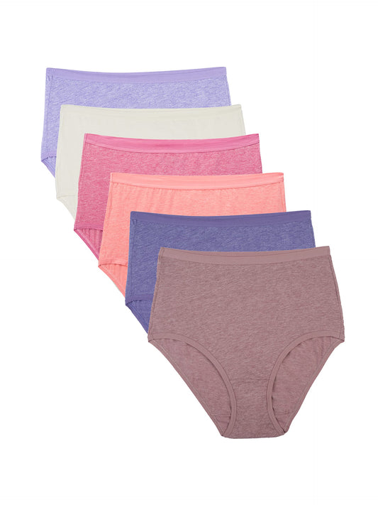 Fruit of the Loom womens Premium Underwear (Ultra Soft & Breathable) Briefs, Ultra Soft - Brief Fashion Assorted, 10 US