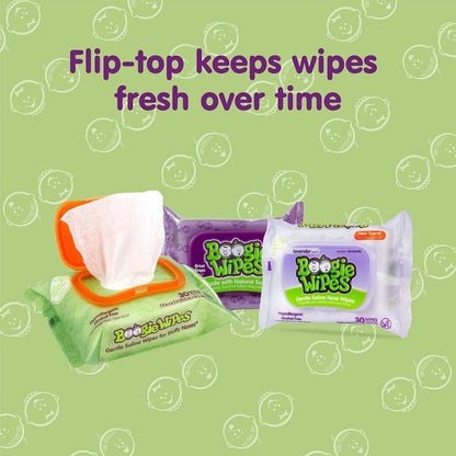 Boogie Wipes Gentle Saline Wipes - Fresh Scent - 30 ct