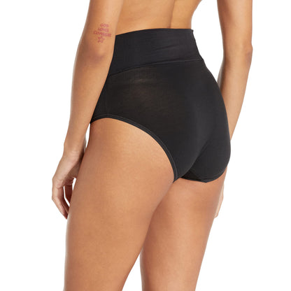 Hanes, Maternity Modern Brief for Women, 3-Pack (Colors May Vary), Crystal Grey Heather/Café Au Lait/Black, X-Large