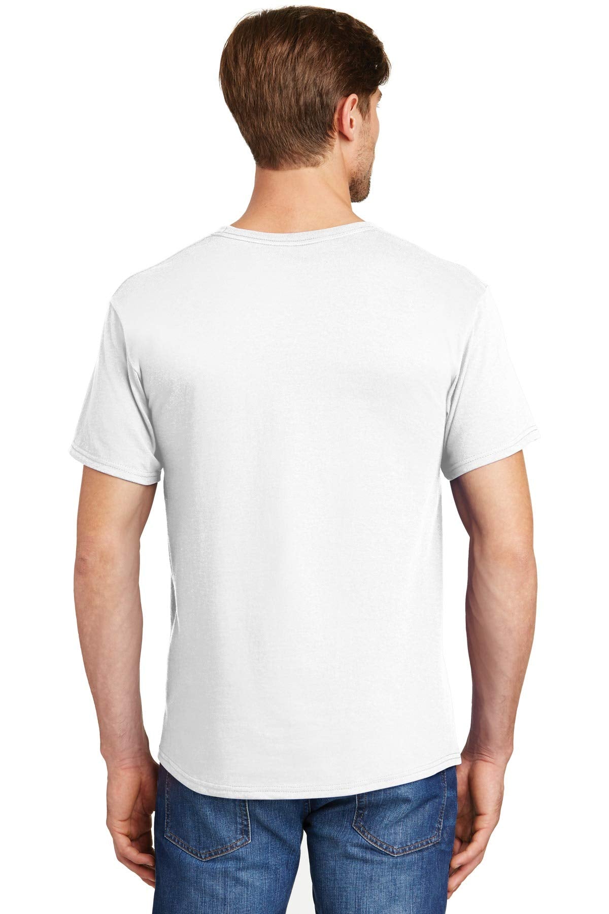 Hanes Men's White Crew Neck T 3-Pack, White, Size - S