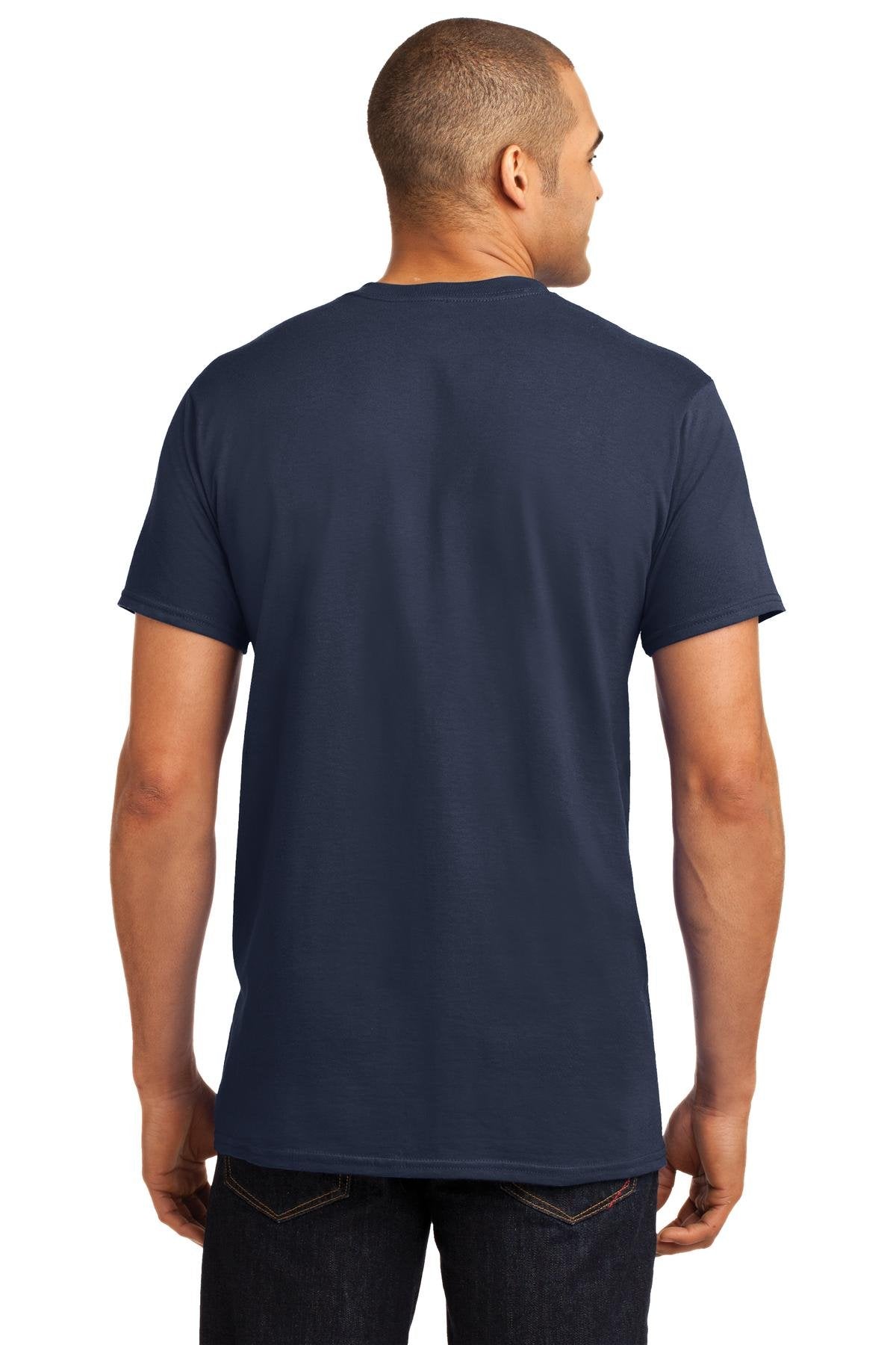 Hanes Premium Tagless T's in Navy - Small