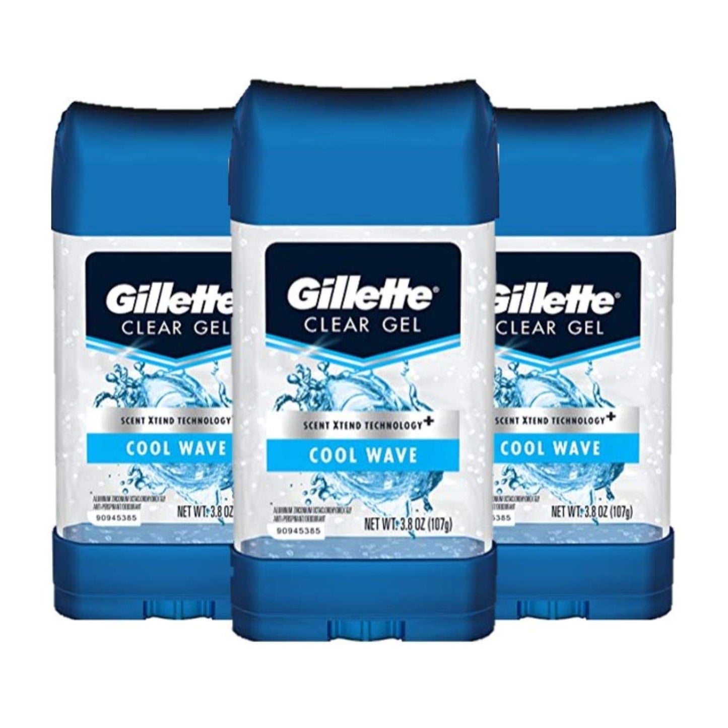Gillette Anti-perspirant/deodorant Clear Gel (Pack of 6)