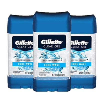Gillette Anti-perspirant/deodorant Clear Gel (Pack of 6)