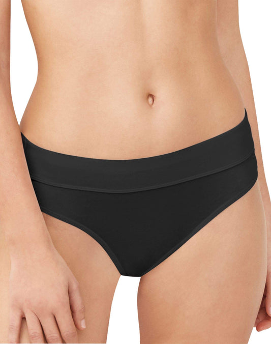 Bali Women's Comfort Incredibly Soft Bikini Panty - 3 Pack DFSBK3, Black, 8
