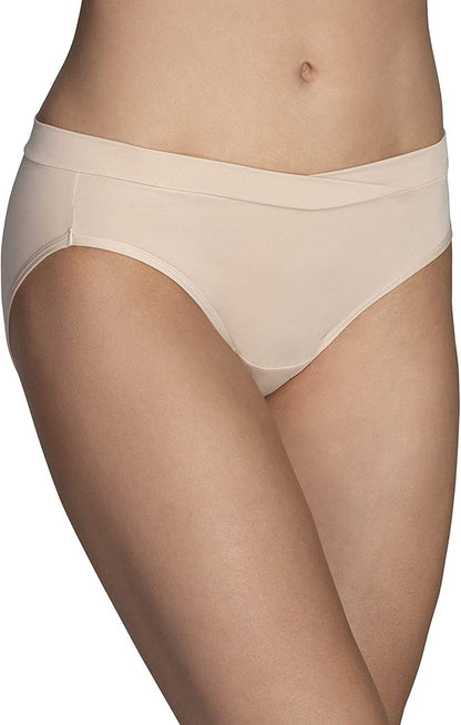 Vanity Fair Womens Beyond Comfort Silky Stretch Bikini Panty, 8