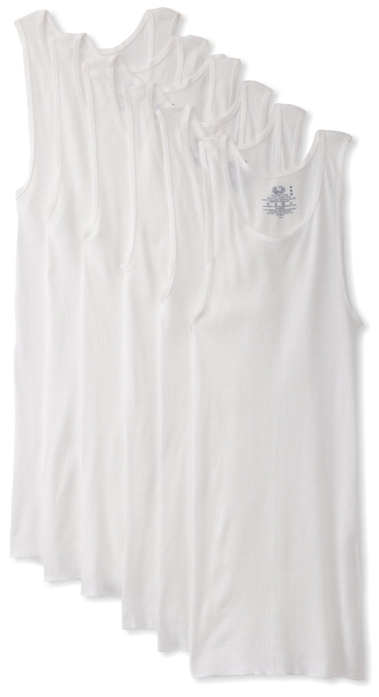 Fruit of the Loom Men's A-Shirt Multipack, White, X-Large