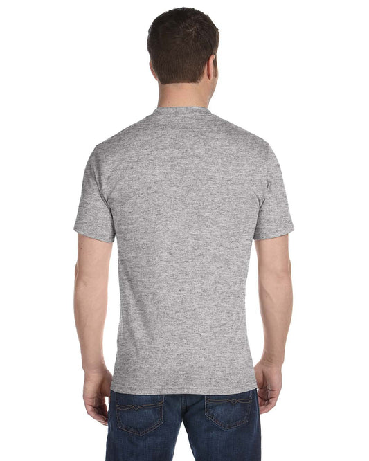 Hanes Men's ComfortSoft T-Shirt (Pack of 4) (Medium, Black and Grey)