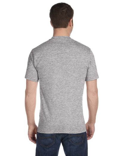 Hanes Men's Tagless Comfortsoft Crewneck T-shirt (Pack of 5) (Small, Grey)