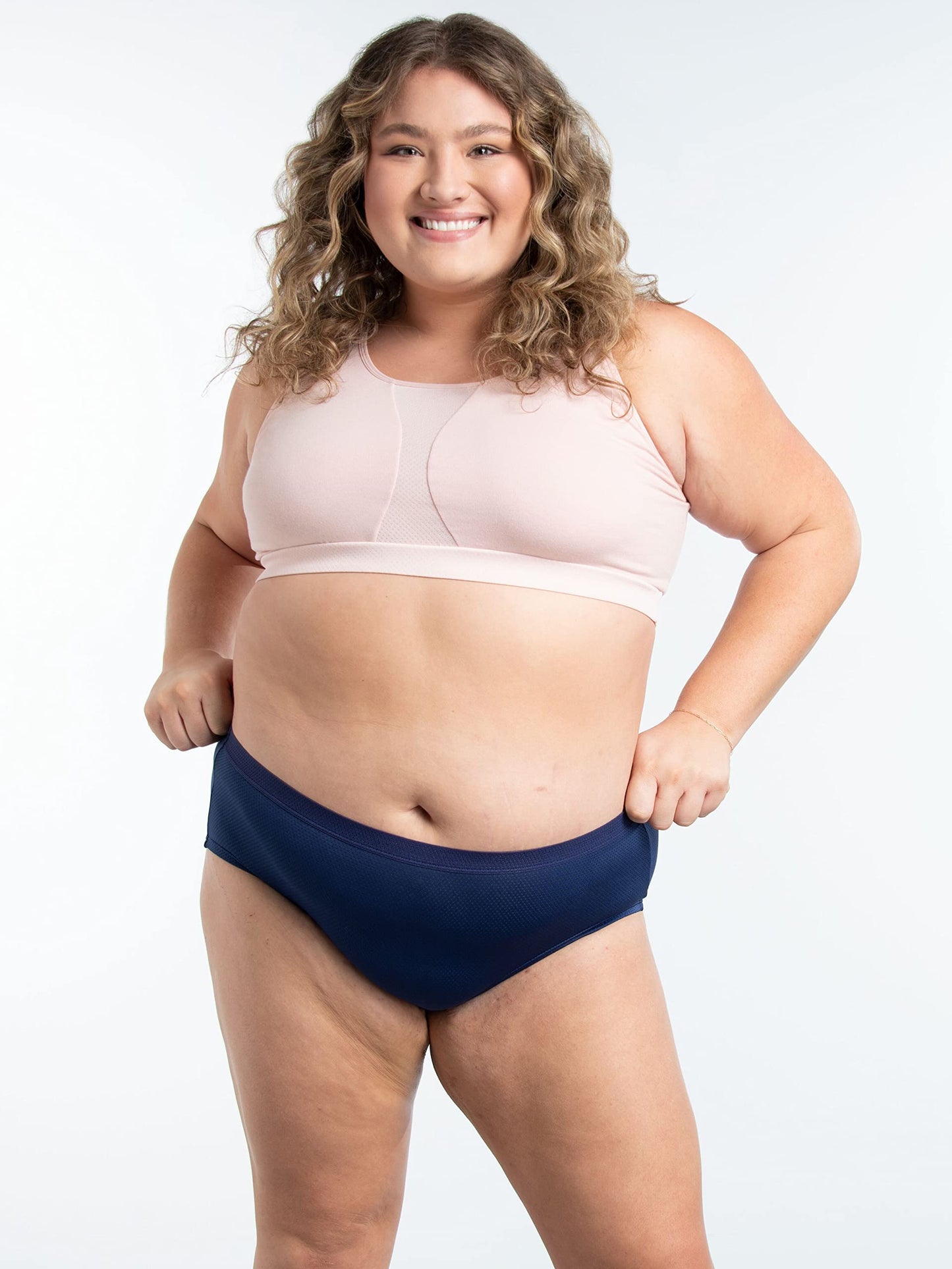 Fruit of the Loom Women's Underwear Breathable Panties (Regular & Plus, Plus Size Hipster-Micro Mesh-6 Pack, 13