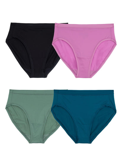 Fruit of the Loom Womens Getaway Collection, Cooling Mesh Underwear, Lightweight & Breathable Briefs, Brief - Colors May Vary, 9 US