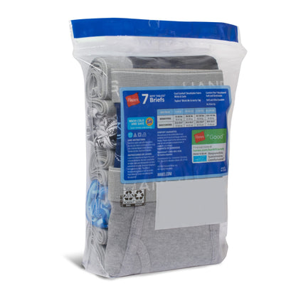 Hanes Boys' 7-Pack Dyed Briefs, Assorted, Medium