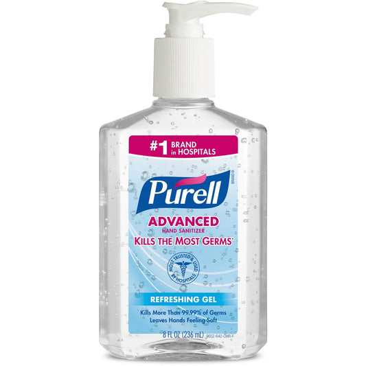 Purell Pump Bottle Hand Sanitizer 8 oz. Bottle