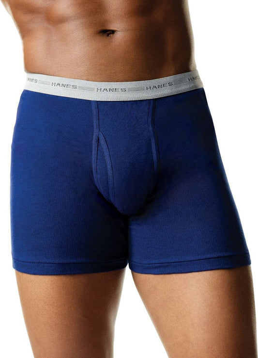 Hanes Men's Cool Dri Tagless Boxer Briefs With Comfort Flex Waistband, Multipack, 4 Pack - Assorted , XX-Large