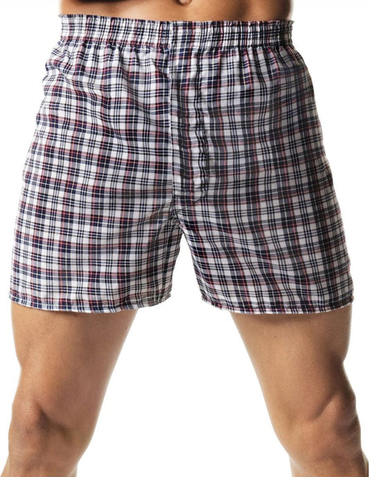 Hanes Men's TAGLESS Tartan Boxers Comfort Flex Waistband 5-Pack_Assorted_X-L