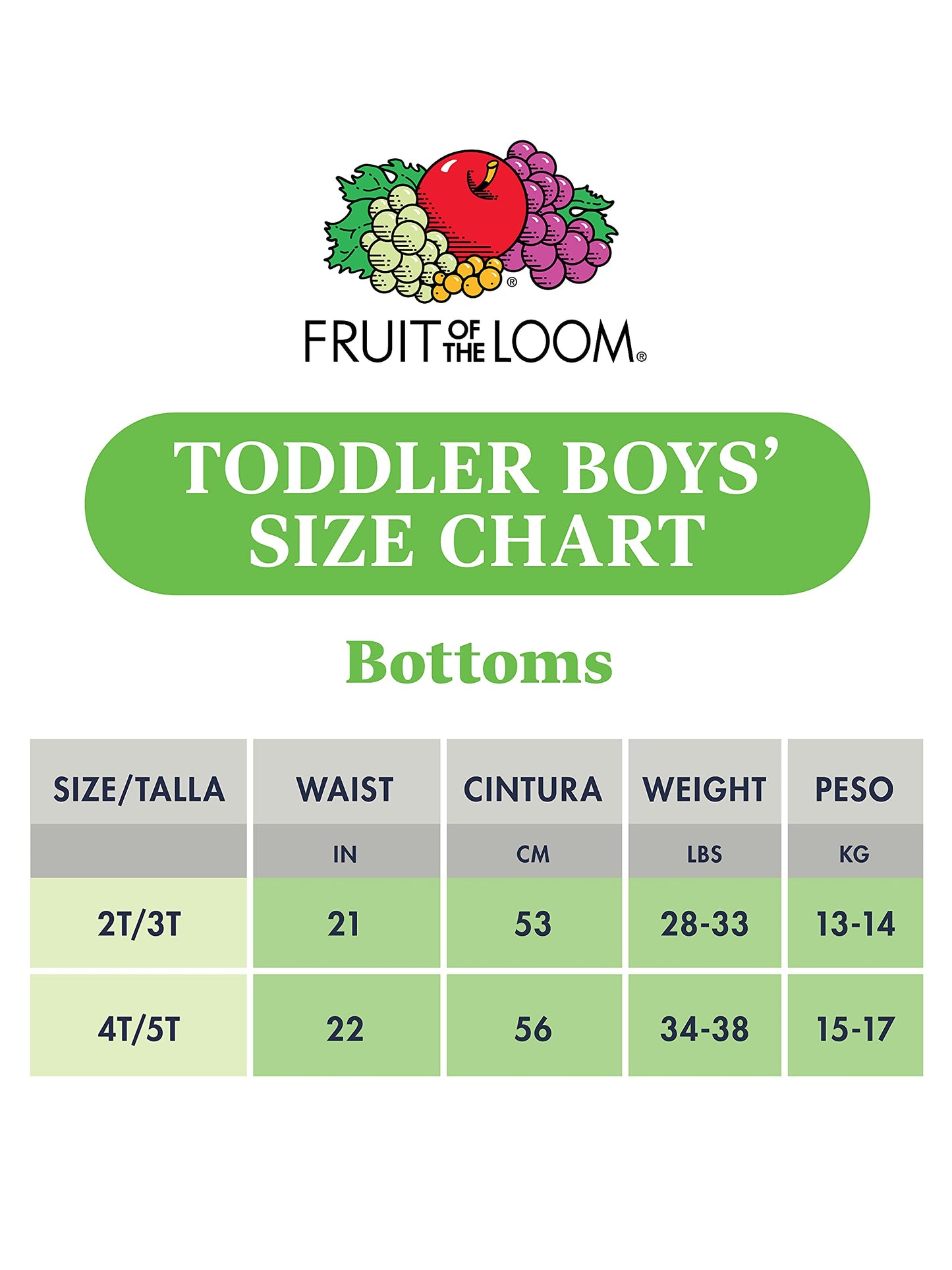 Fruit of the Loom Toddler Boys' Boxer Briefs (Assorted), Cotton Stretch-5 Pack-Assorted, 4T/5T