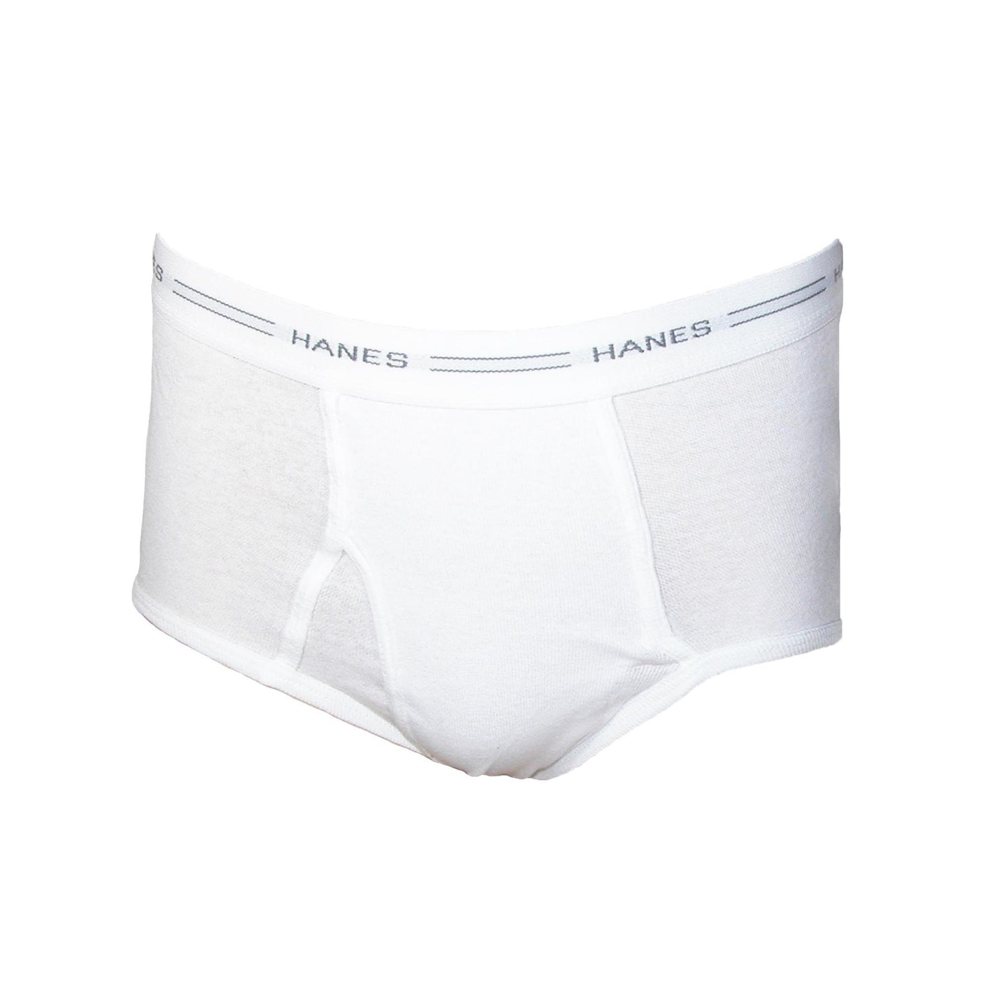Hanes Men's White Briefs 3 Pack, L-White