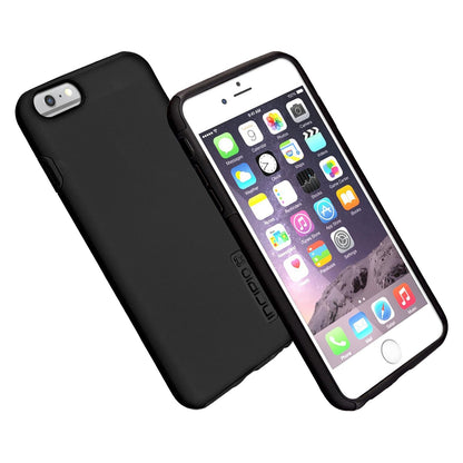iPhone 6S Plus Case, Incipio DualPro Case - Shock Absorbing - Cover fits both Apple iPhone 6 Plus, iPhone 6S Plus - Black/Black