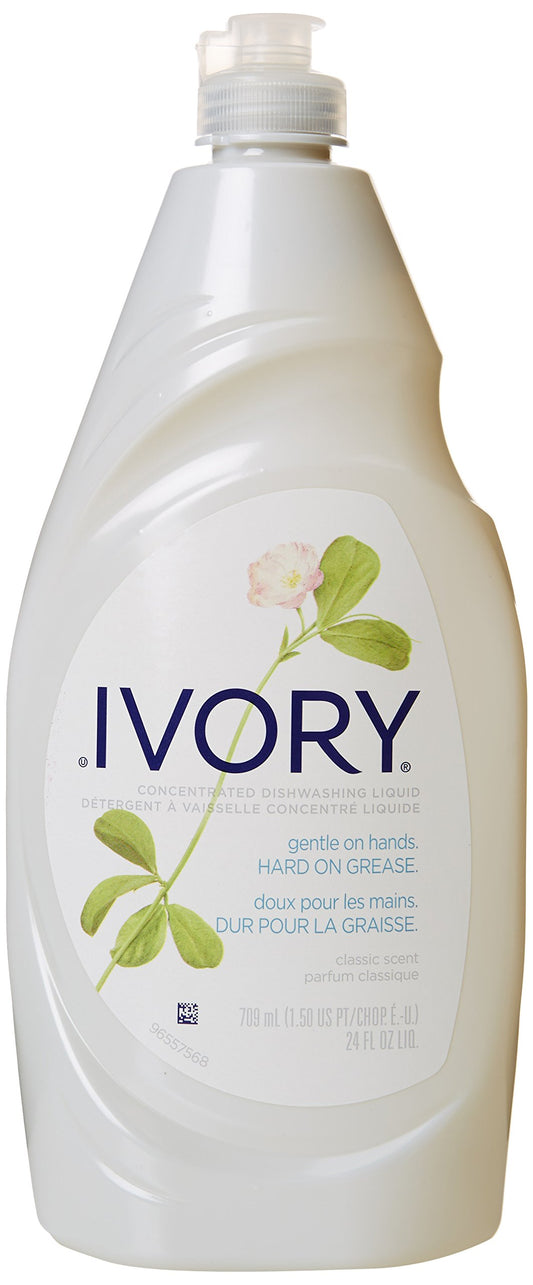 Ivory Ultra Classic Scent Dishwashing Liquid, 24 Oz